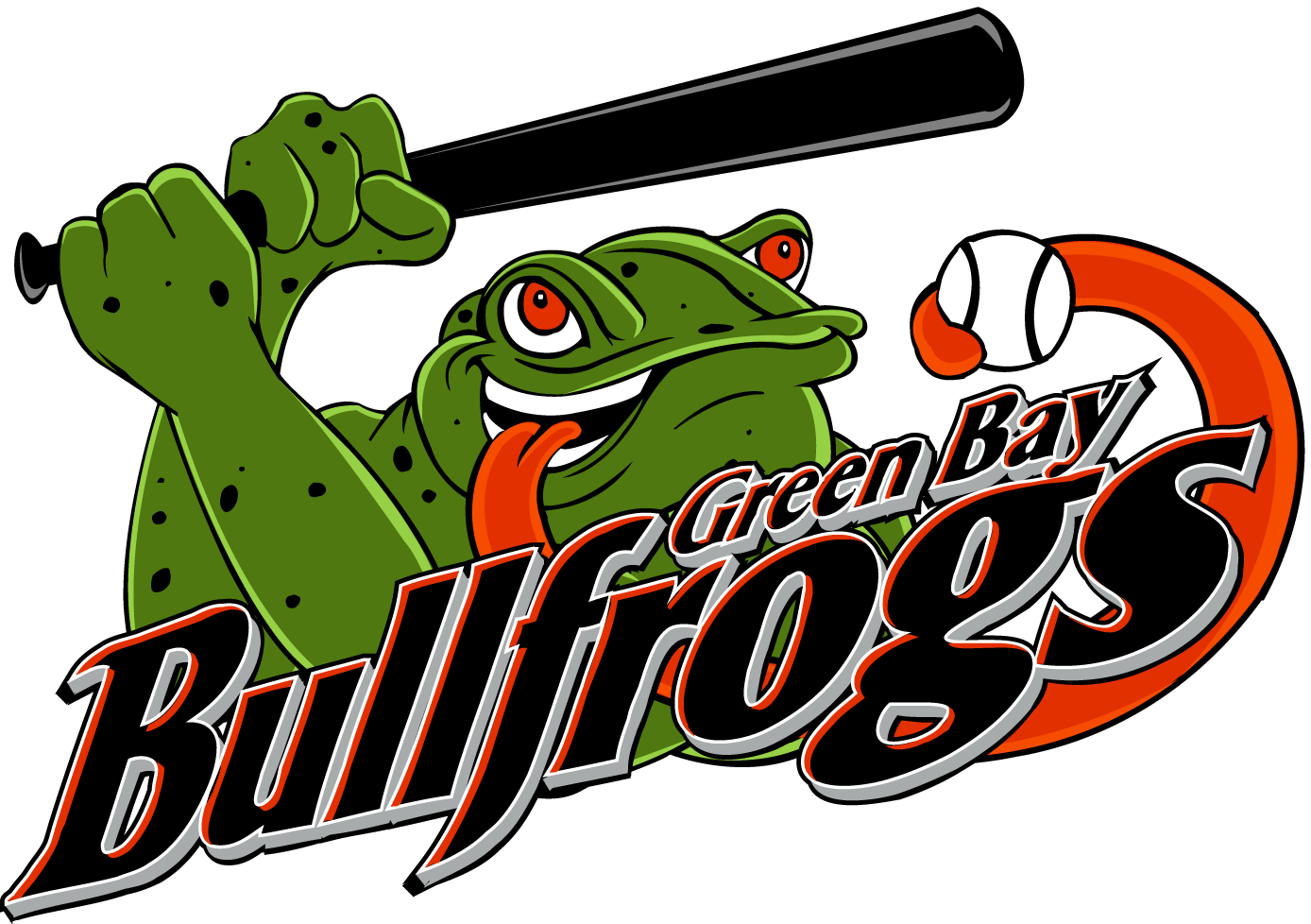 Green Bay Bullfrogs 2007-Pres Primary Logo iron on transfers for T-shirts